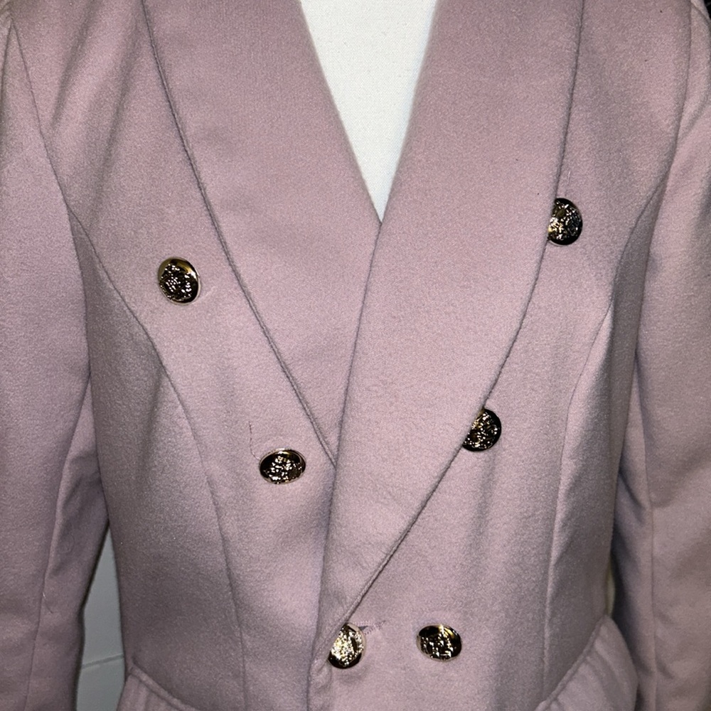 Dusty Pink Peacoat - Picture 5 of 12
